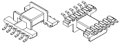 EFD15/8/5 Каркас 1 сек 12 выв SMD TBI-107-03061.103