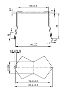 PM74/59 Комплект скоб B65687A2000X000