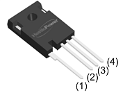 Транзистор полевой (SiC MOSFET) H2M120Q040 65А 1200В N-канал (TO-247-4L)